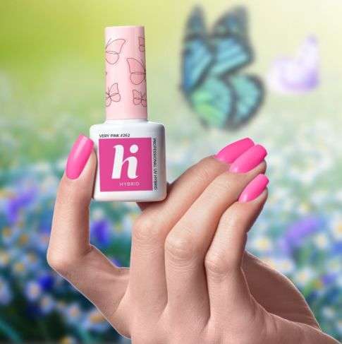 Hi Hybrid - Sport - Paznokcie Hybrydowe NEON SALMON #235 5ml 5902751402056