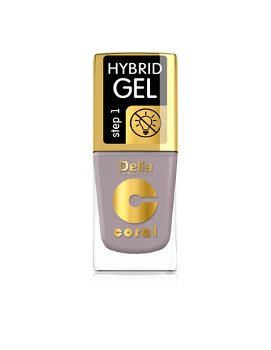 Delia - Coral Hybrid Gel - Hybrid Varnish without lamp 57 COFFEE 11ml 5901350485477