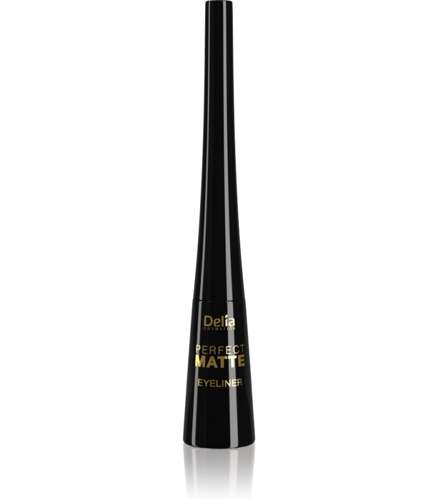 Delia - Shape Master -Perfect Matte - BLACK matt liquid EYELINER 4ml 5901350480335