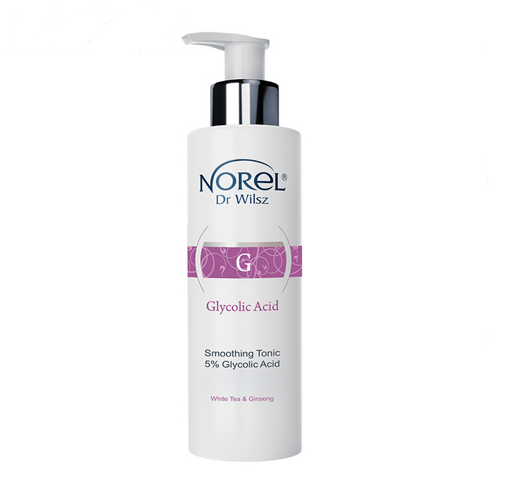 Norel Smoothing Tonic z 5% kwasem glikolowym, białą herbatą i żeń-szeniem 200ml