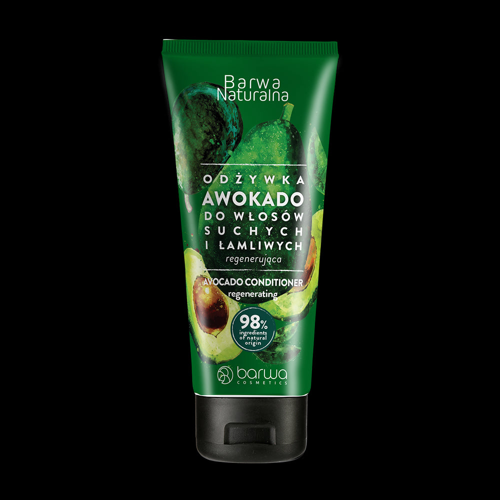 Barwa - Natural - Regenerująca ODŻYWKA AVOKADO do włosów suchych, łamliwych, zniszczonych 200ml 5902305008260