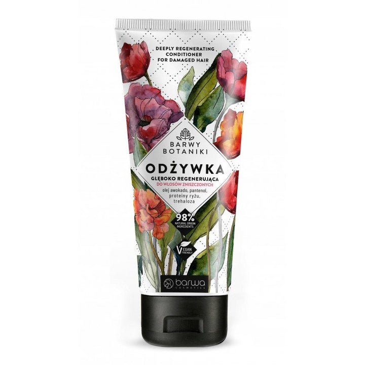 Barwa - Barwy Botaniki - Głęboko regenerująca ODŻYWKA do włosów 180 ml 5902305001674