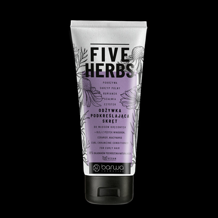 Barwa Five Herbs Conditioner Highlighting Curly Hair 180ml