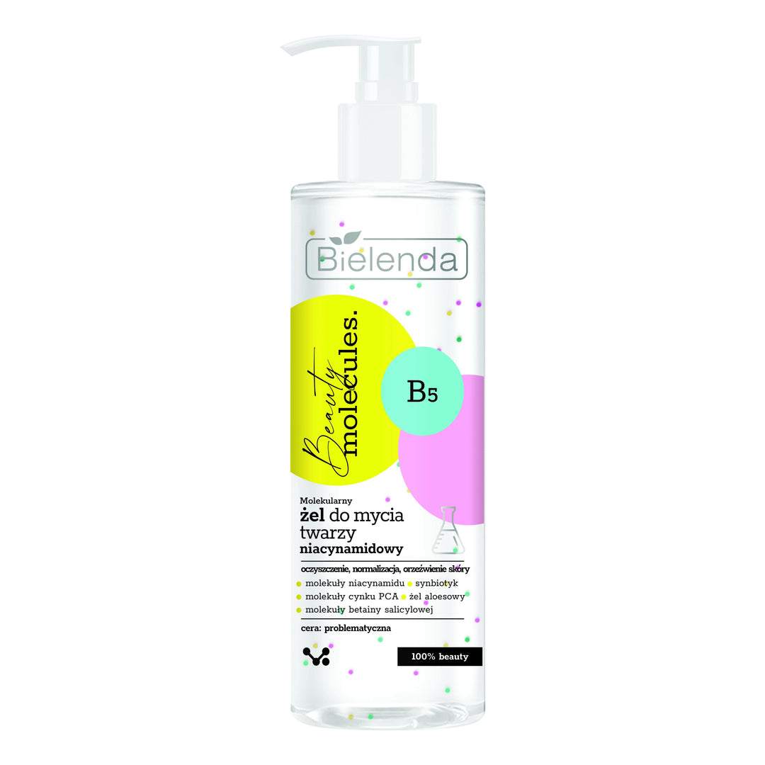 Bielenda Beauty Molecules Molecular Niacinamide Face Wash Gel 195g