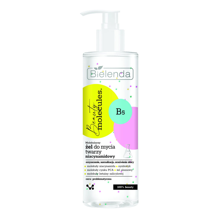Bielenda Beauty Molecules Molecular Niacinamide Face Wash Gel 195g