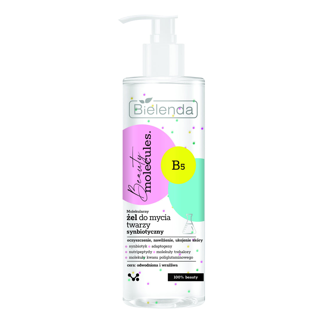 Bielenda Beauty Molecules Molecular Soothing Synbiotic Face Wash Gel 195g