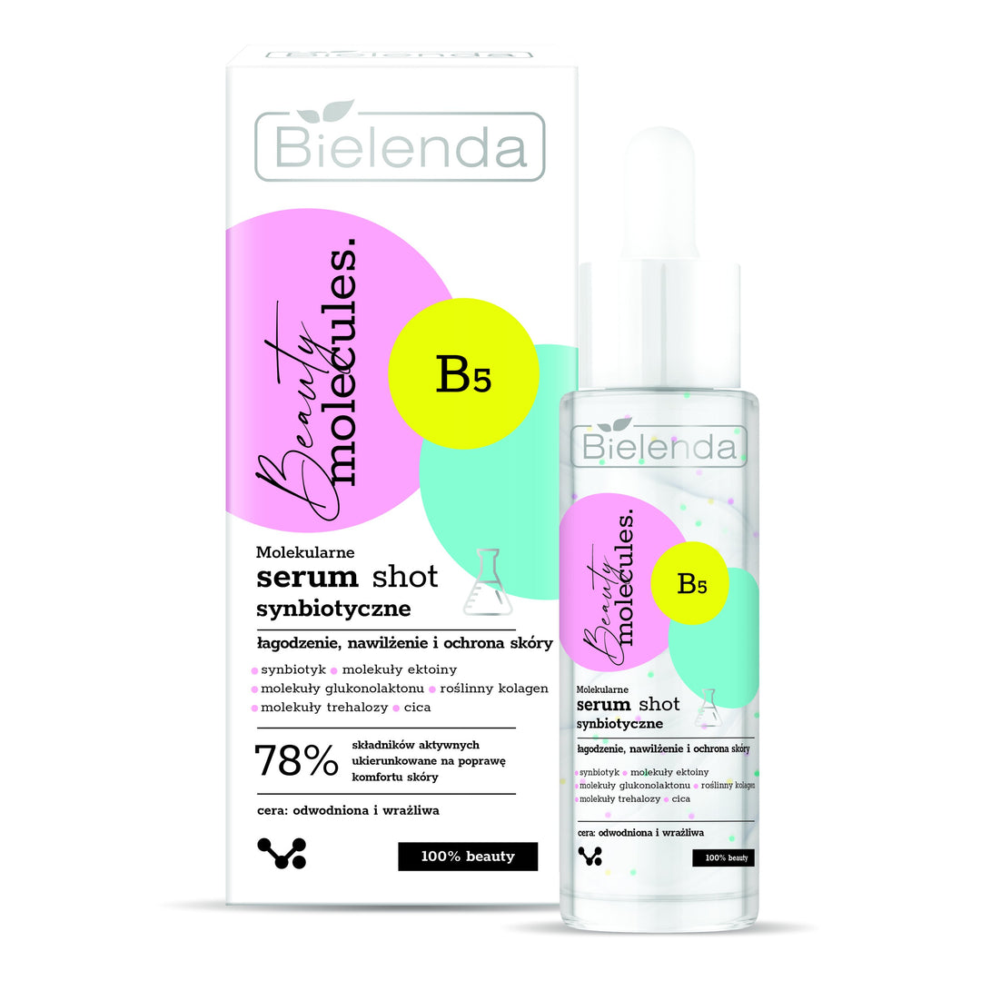 Bielenda Beauty Molecules Molecular Synbiotic Serum Shot for Dehydrated and Sensitive Skin 30g