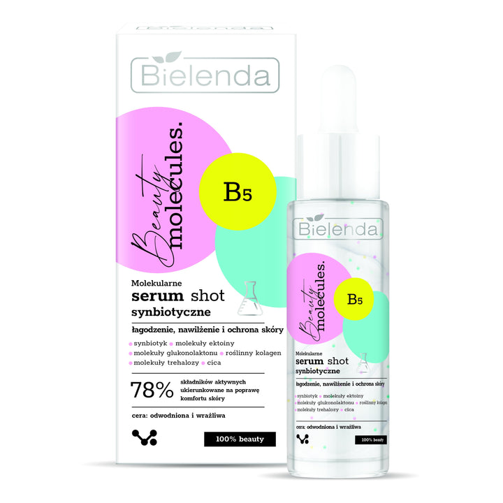 Bielenda Beauty Molecules Molecular Synbiotic Serum Shot for Dehydrated and Sensitive Skin 30g