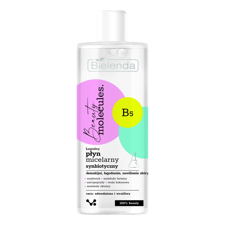 Bielenda Beauty Molecules Mild Synbiotic Micellar Water For Dehydrated And Sensitive Skin 500ml