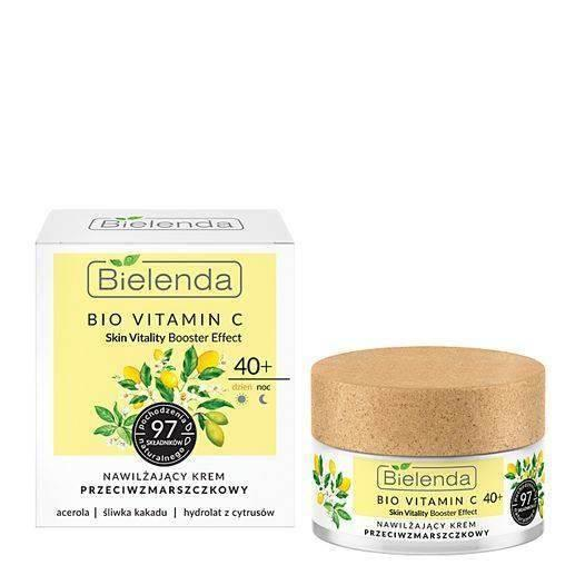 Bielenda - BIO VITAMIN C - NAWILŻAJĄCY krem przeciwzmarszczkowy DZIEŃ/NOC 40+ 5902169045395