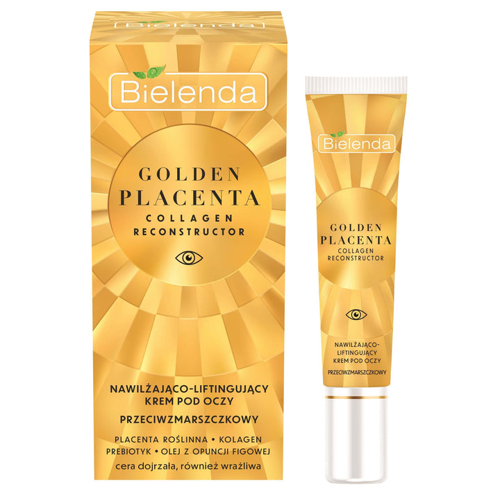 Bielenda Placenta Collagen Reconstructor Nawilżający Liftingujący Przeciwzmarszczkowy Krem Pod Oczy 15ml