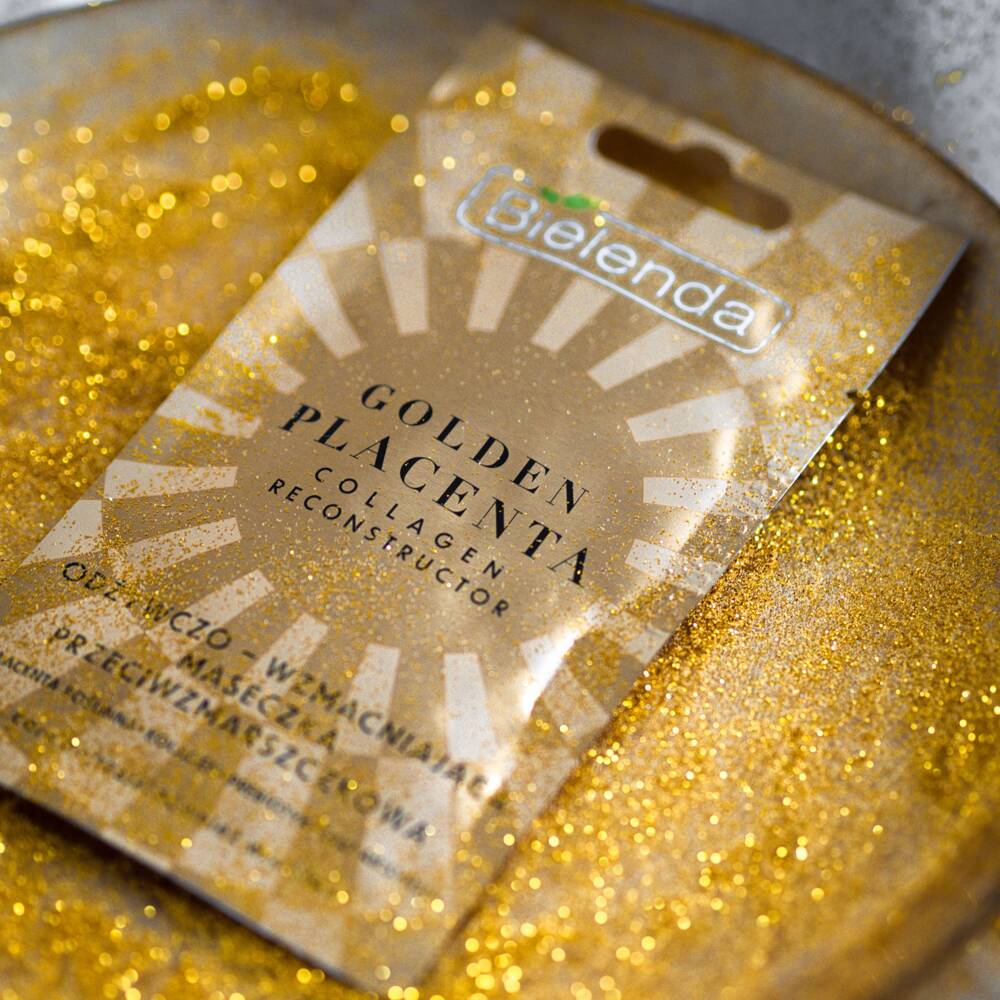 Bielenda Golden Placenta Collagen Reconstructor Nourishing  Anti-Wrinkle Mask 8g