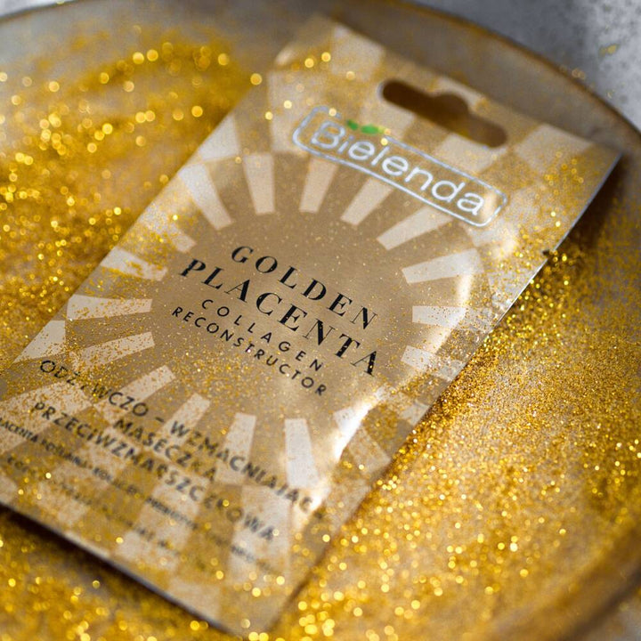 Bielenda Golden Placenta Collagen Reconstructor Nourishing  Anti-Wrinkle Mask 8g