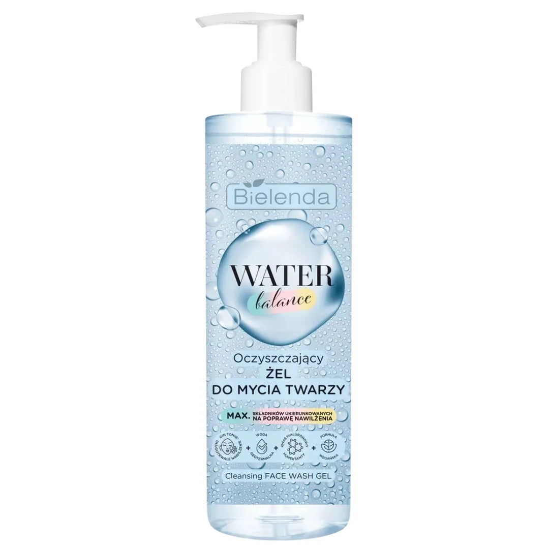 Bielenda Water Balance Cleansing Wash Face Gel 195g