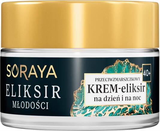 Soraya - Eliksir Młodości 40+ - Ujędrniający Krem-eliksir na dzień i noc 50ml 5901045087825