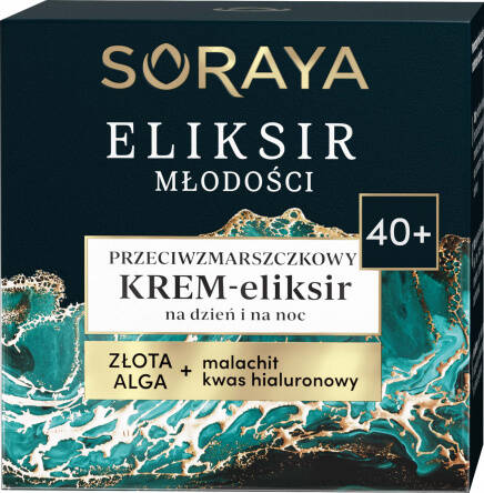 Soraya - Eliksir Młodości 40+ - Ujędrniający Krem-eliksir na dzień i noc 50ml 5901045087825