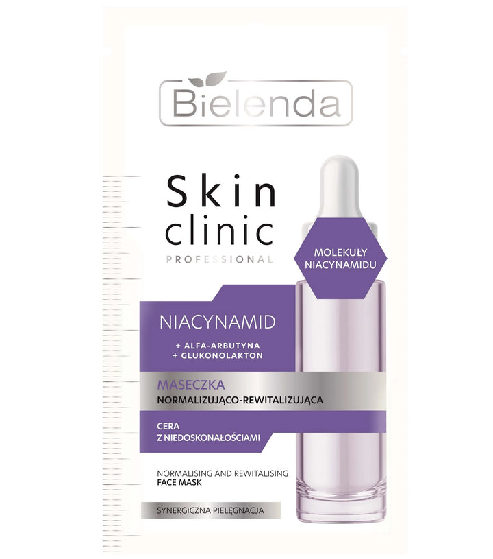 Bielenda Skin Clinic Professional Niacinamide Normalizująca i Rewitalizująca Maska 8g