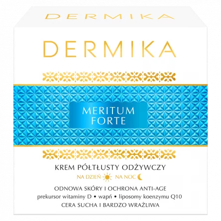 Dermika - MERITUM FORTE - Bogaty krem regenerujący DZIEŃ/NOC 50ml 5902046768881