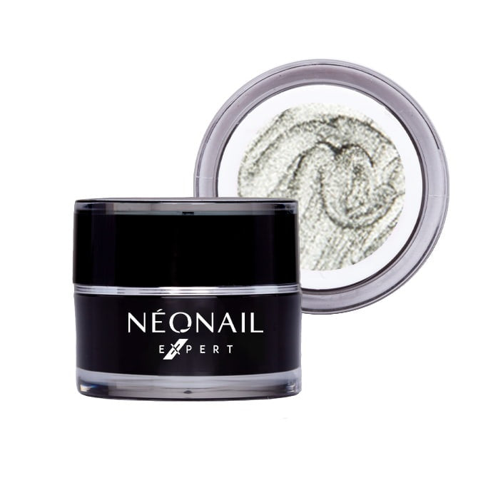 NeoNail Expert Paint UV Gel For Durable Nail Designs - Metalic Silver 5ml