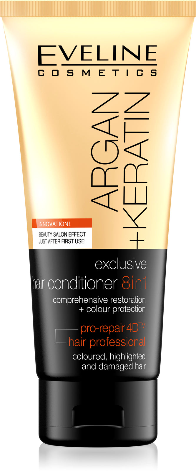Eveline Argan Keratin 8in1 Conditioner for Damaged and Colored Hair 200ml