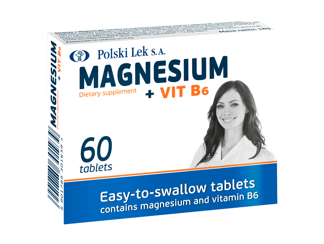 Polski Lek S.A. Magnesium + Vit B6 60 tabl.