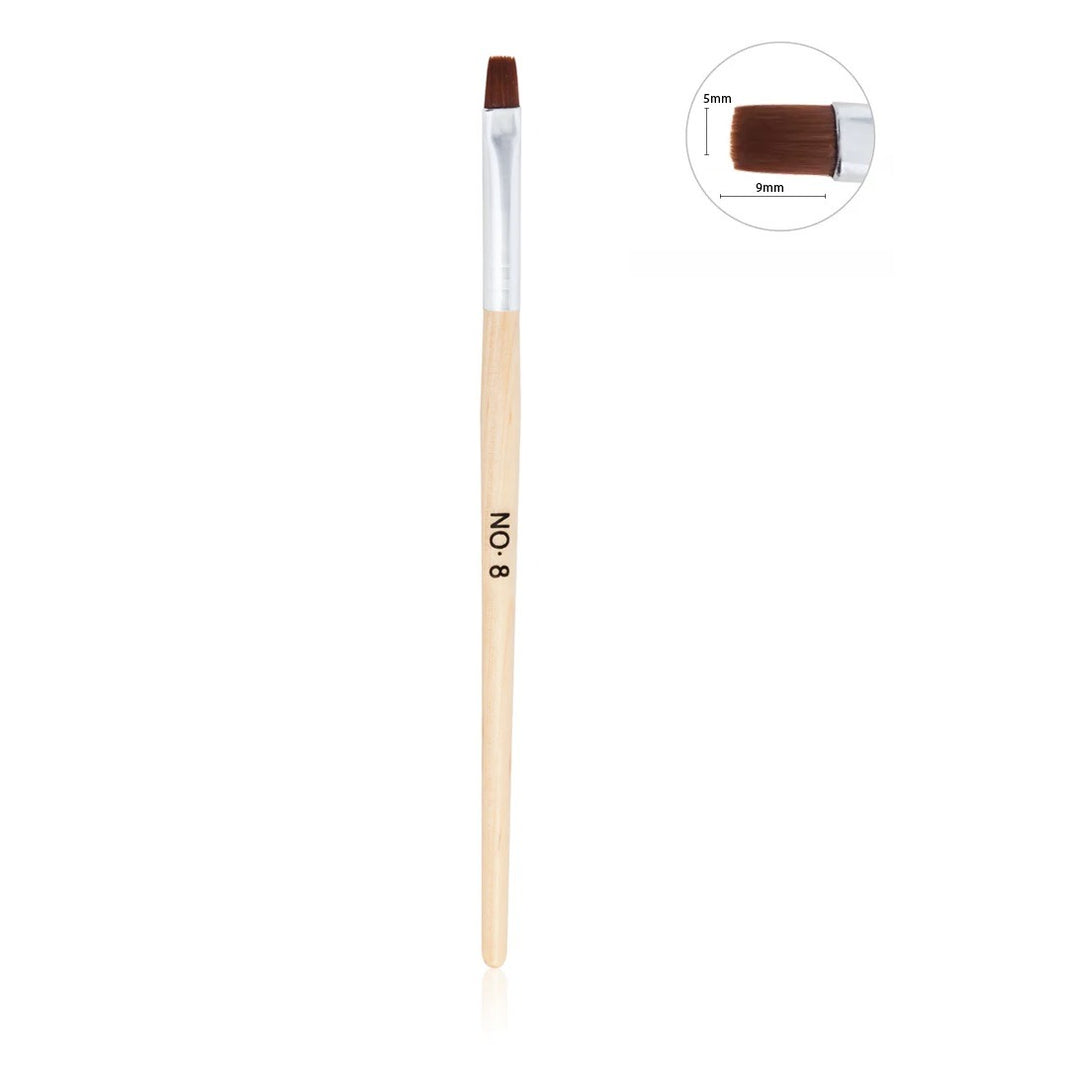 NeoNail Professional Wooden Gel Brush No 8