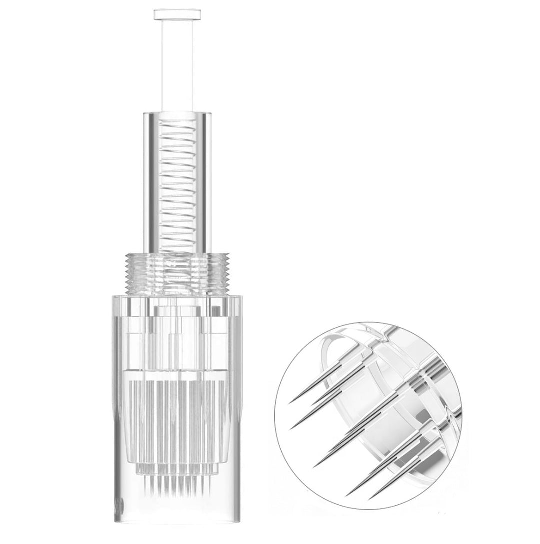 Professional Sterile 9 Pin Needle Cartridge for Microneedle Mesotherapy Treatments Screw Mount 1pc