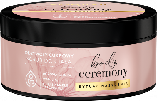 SORAYA Body Ceremony Odżywczy Cukrowy Scrub do Ciała – Rytuał Nasycenia 200 g 5901045089706