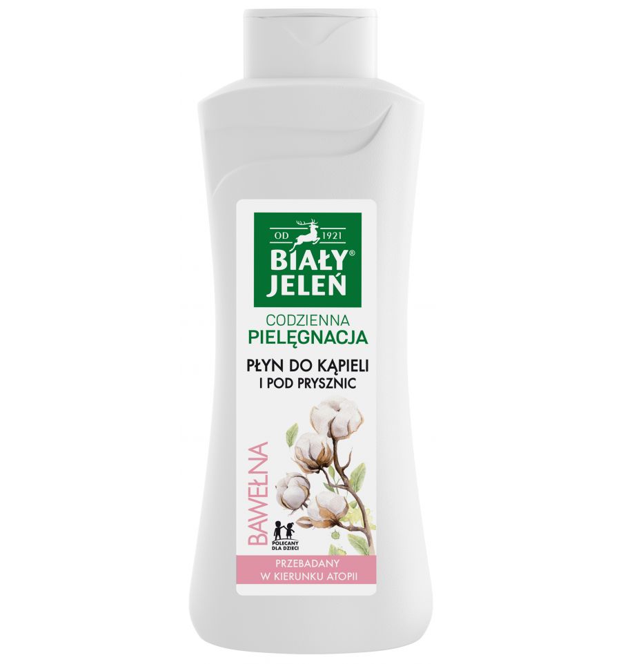 Biały Jeleń - Bath & Shower Gel COTTON 750ml 5900133017706