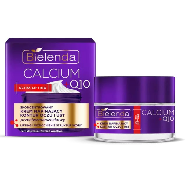 Bielenda Calcium + Q10 Concentrated Eye And Lip Contour Tightening Cream Anti-Wrinkle 15ml