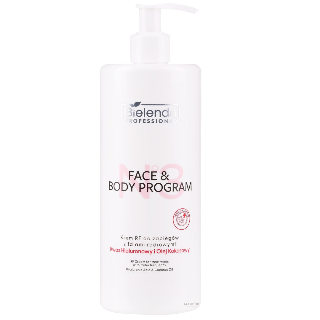 Bielenda Professional Face & Body Program RF Cream for Treatments with Radio Frequency 500ml
