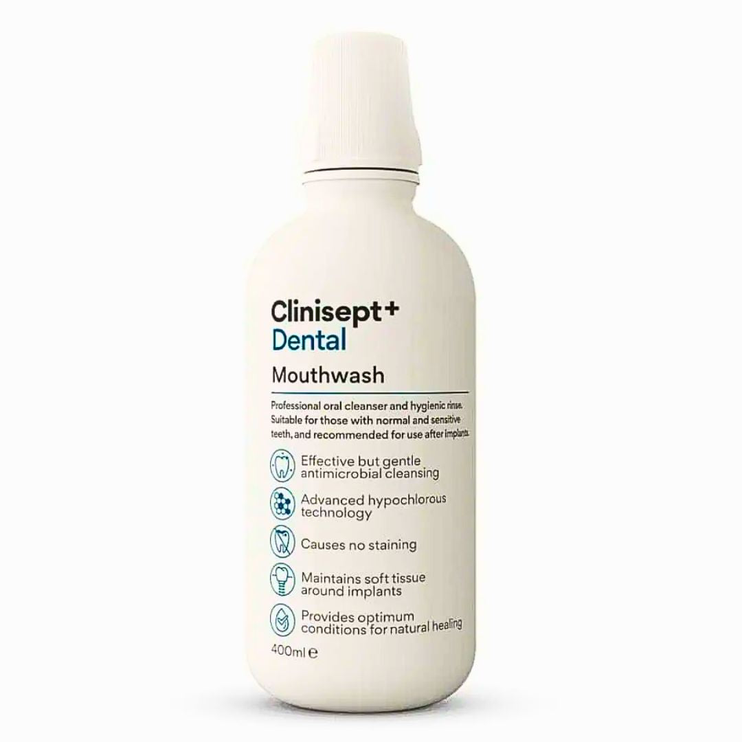 Clinisept Dental Mouthwash with Integrated Cup 400ml