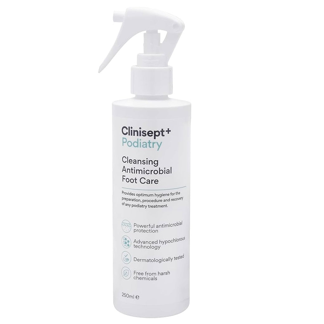 Clinisept+ Podiatry Cleansing Antimicrobial Foot Care Spray 250ml