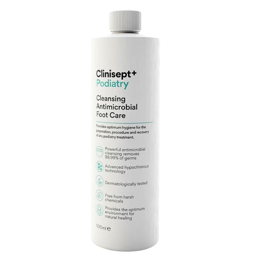 Clinisept+ Podiatry Cleansing Antimicrobial Foot Care 500ml