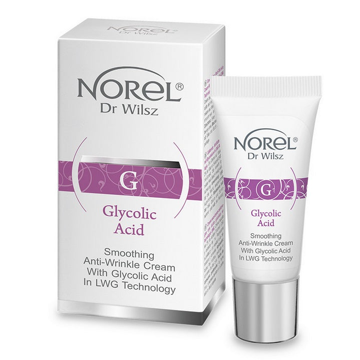 Norel Glycolic Acid Smoothing Anti-Wrinkle Cream with Glycolic Acid in LWG Technology 15ml
