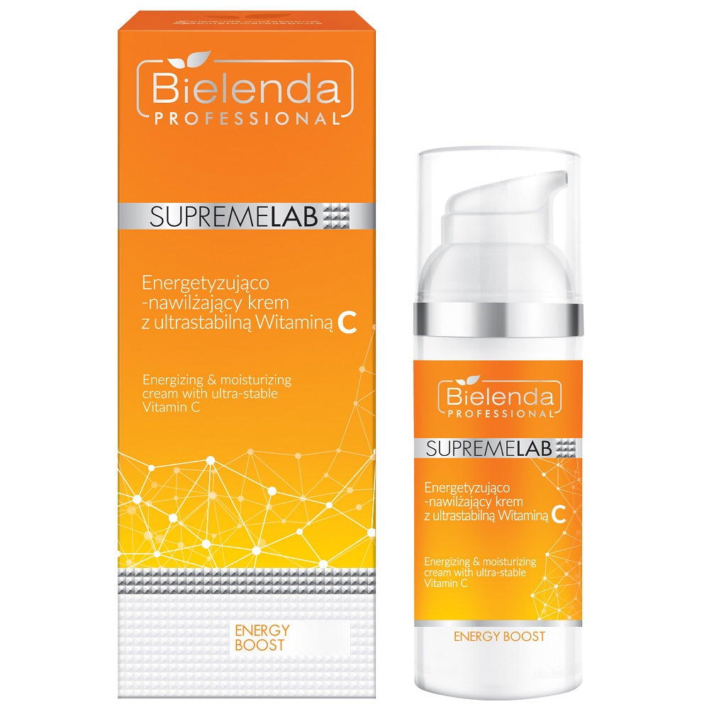 Bielenda Professional SupremeLab Energy Boost Energetyzujący i nawilżający krem do twarzy z witaminą C 50ml