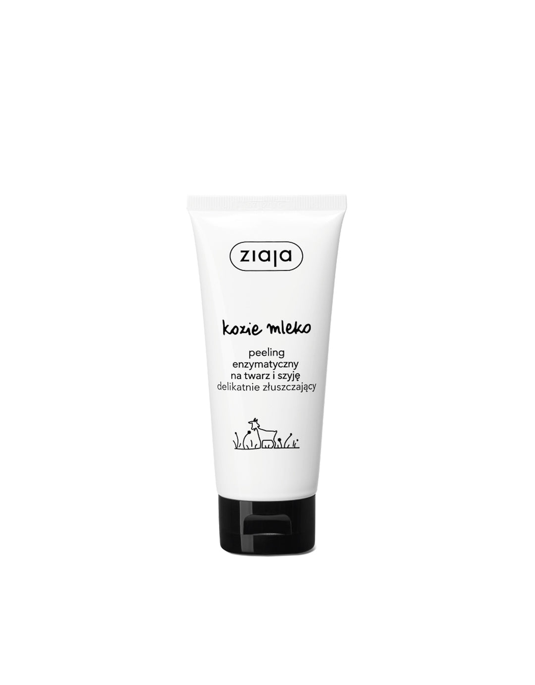 Ziaja - Mleko Kozie 25+ - Twarz i Szyja delikatnie złuszczający PEELING ENZYMATYCZNY każdy rodzaj skóry - 75ml - 5901887042679