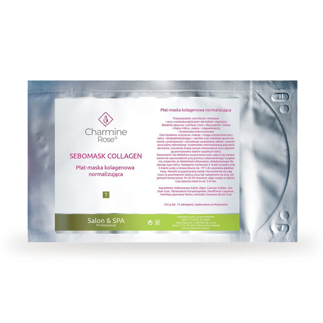Charmine Rose Professional Normalising Collagen Sheet Mask/ Expiry 04.2025
