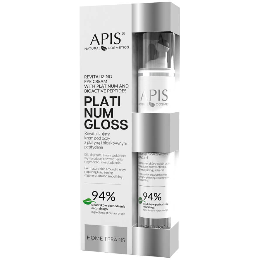 Apis Platinum Gloss Revitalizing Eye Cream with Platinum and Bioactive Peptides 10ml