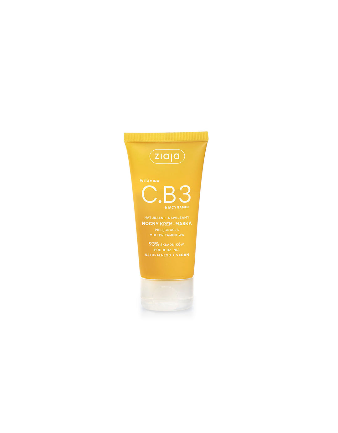 Ziaja Vitamin C.B3 Niacinamide Naturally Hydrating Night Face Cream Mask - 50 ml - 5901887054870