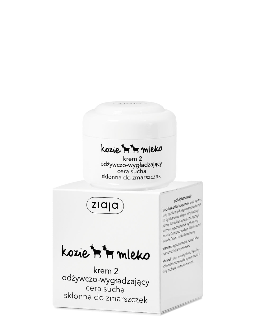 Ziaja Goat's Milk - Smoothing Nutritional Anti-wrinkle Cream - 50ml - 5901887000136