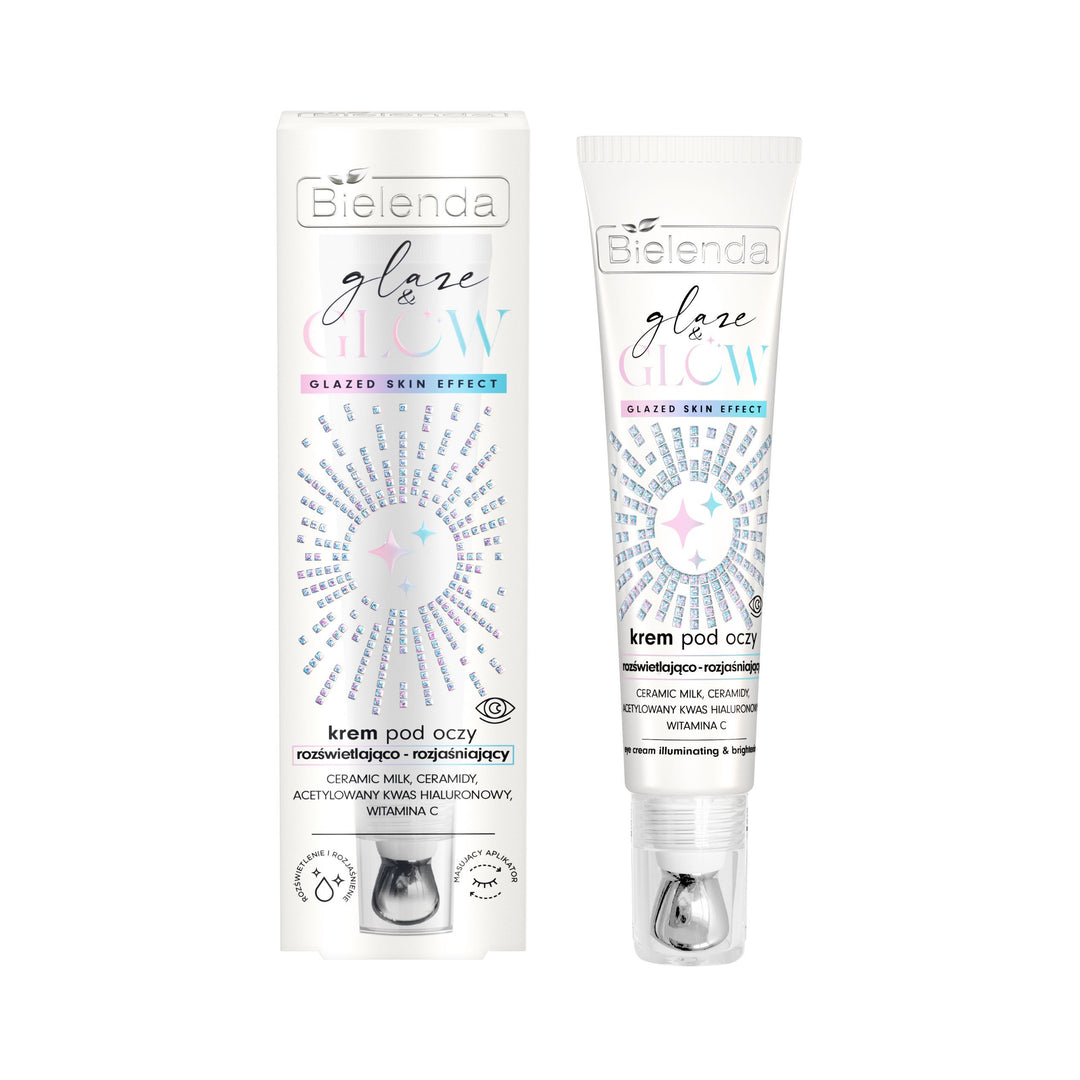 Bielenda Glaze & Glow Eye Cream Illuminating and Brightening Glazed Skin Effect 15ml