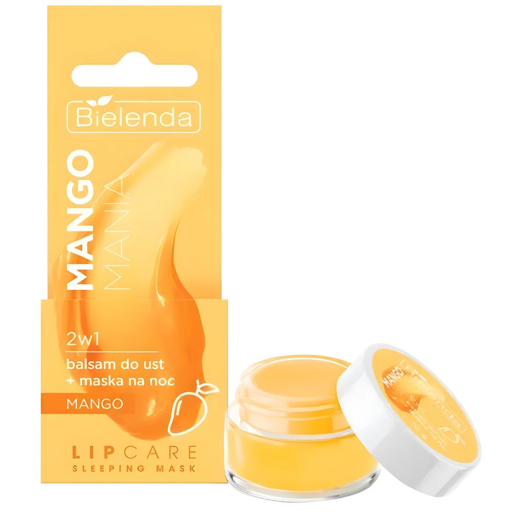 Bielenda Lip Care Sleeping Mask Mango Mania 2w1 Balsam do ust + Maska na noc 10g
