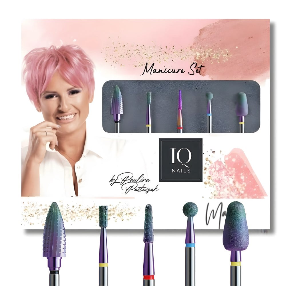 IQ Nails Magic Set by Paulina Pastuszak Professional Manicure Kit 5pcs