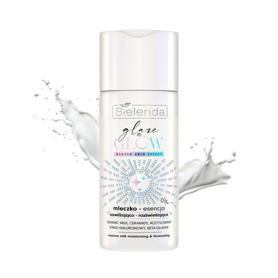 Bielenda Glaze & Glow Milk Moisturizing and Brightening Essence Glazed Skin Effect 120ml