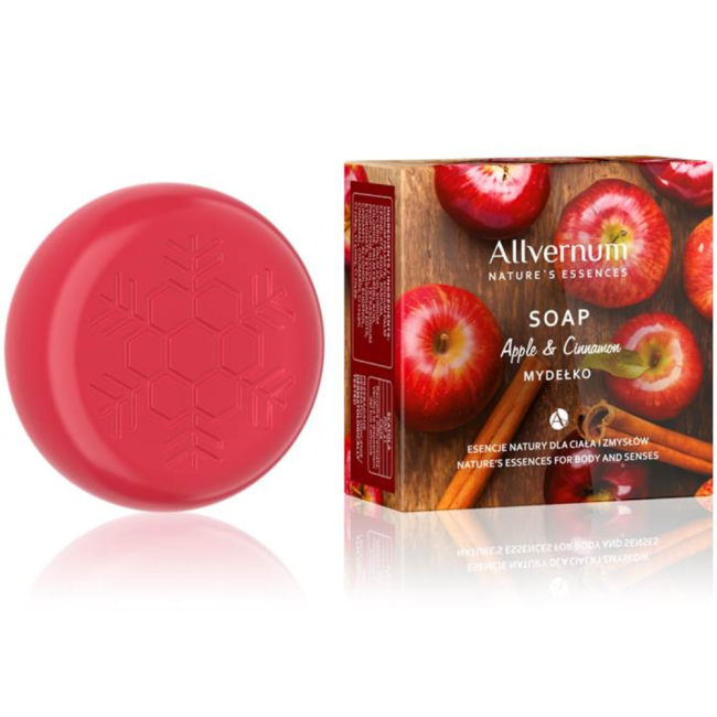 ALLVERNUM Natures Essences Mydło Jabłko i Cynamon 100g 5901845532723