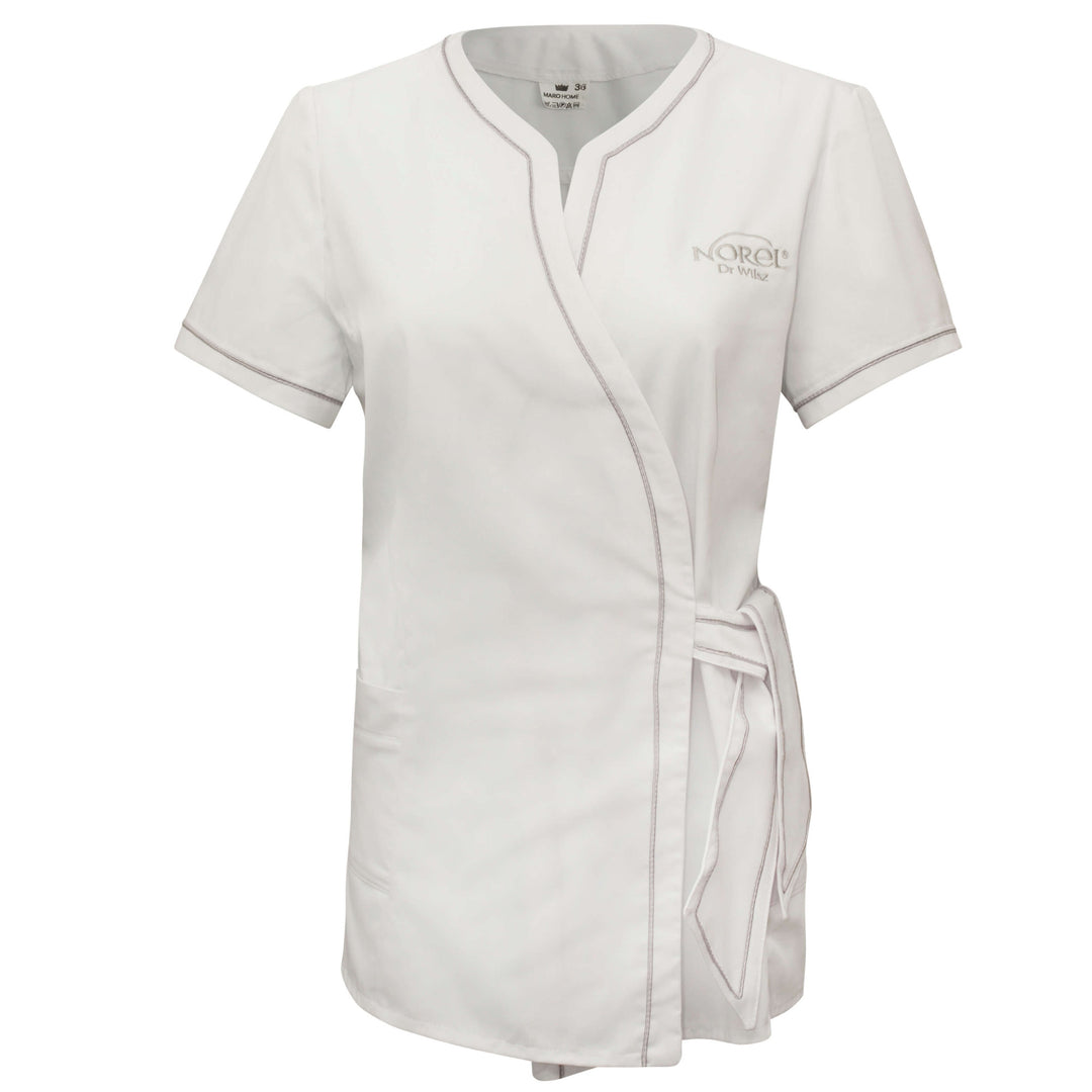 Norel Professional Cosmetic Apron- White Size 34 / UK 6