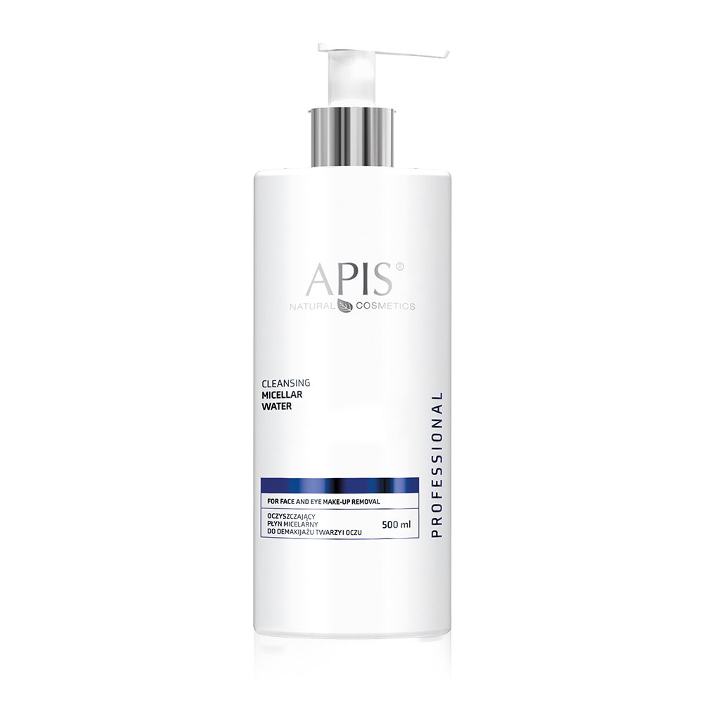 Apis Professional Cleansing Micellar Liquid for Face and Eye Makeup Removal 500ml