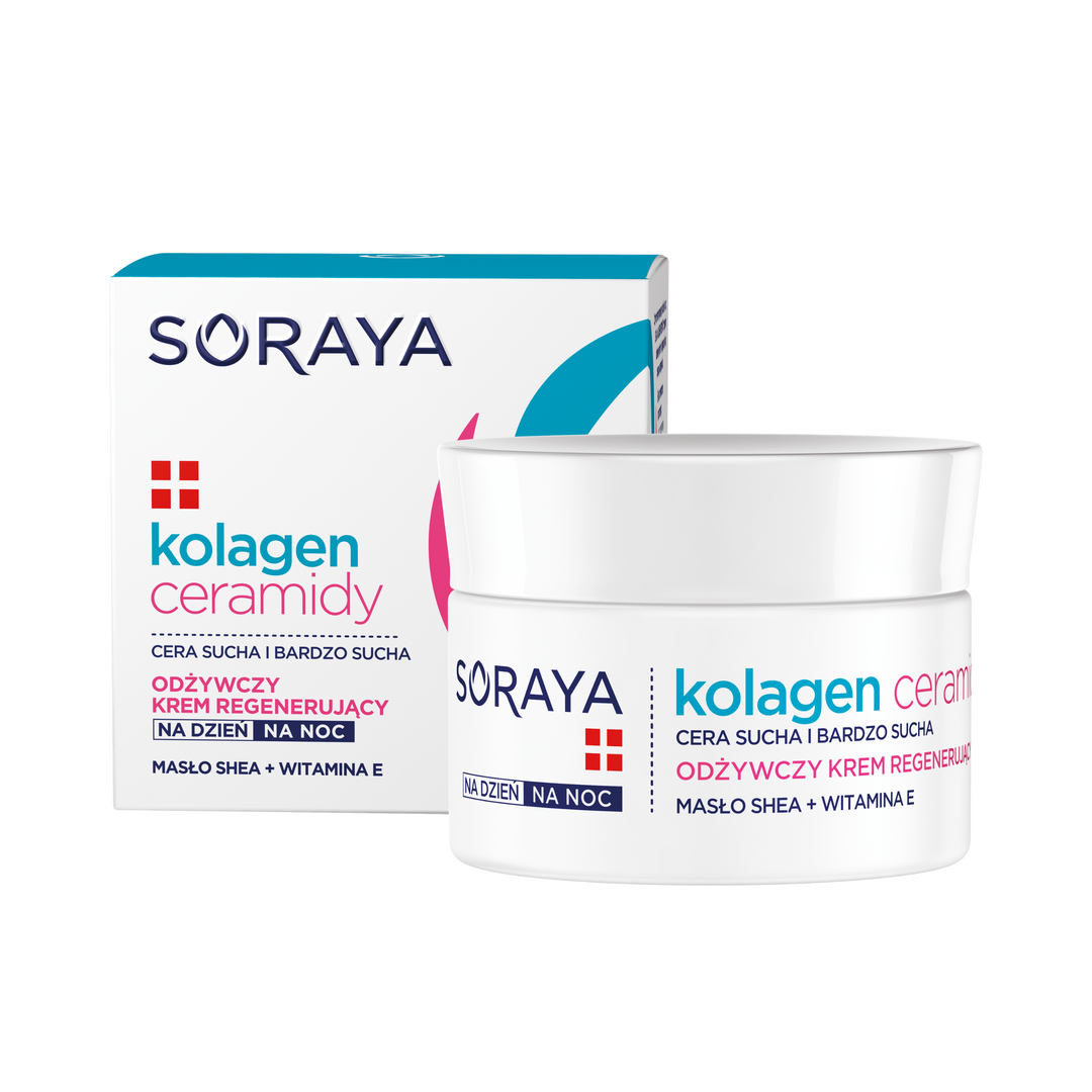 Soraya - Kolagen + Ceramidy - Odżywczy i Regenerujący Krem na Dzień i Noc 50ml 5901045063133