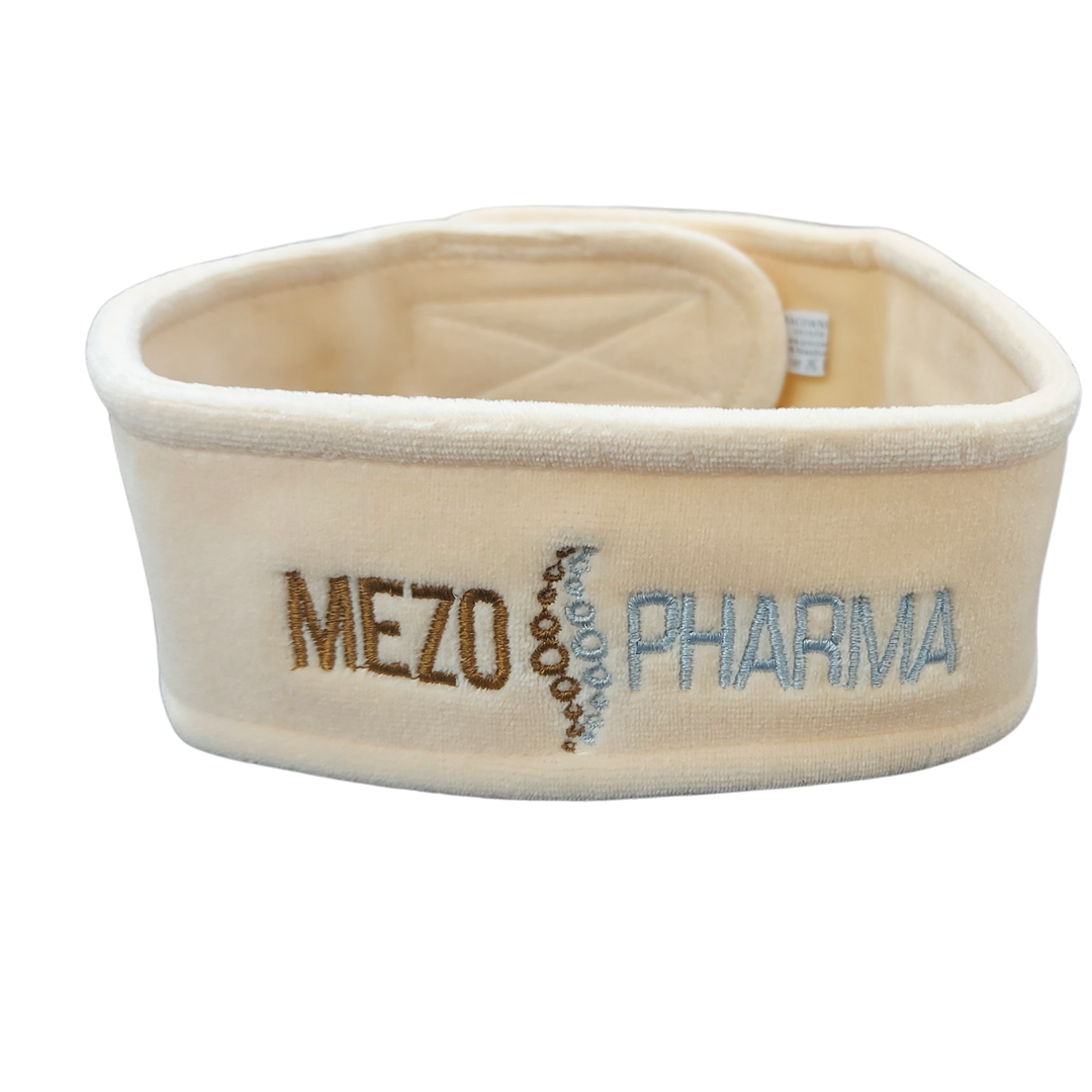 MezoPharma Professional Velour Headband for Beauty Treatments SPA Home Use